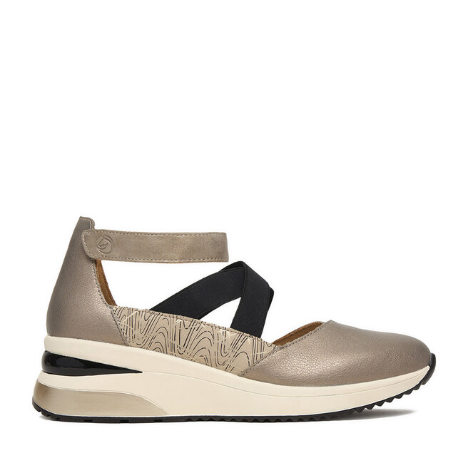 Półbuty Remonte D2411-90 Beżowy - kobiece