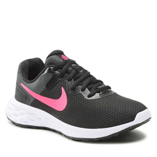 Pantofi Nike Revolution 6 Nn DC3729 002 Black/Hyper Pink/Iron Grey 002 imagine noua