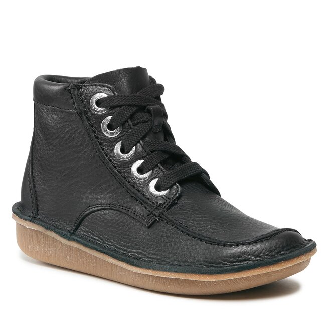 Clarks Funny Cedar 261738844 Black Leather evzuttya