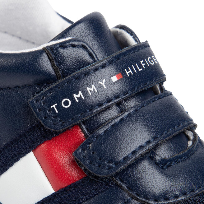 Tommy Hilfiger Sportcipő Tommy Hilfiger Velcro Shoe T0B4-30191-0271 Blue/White X007