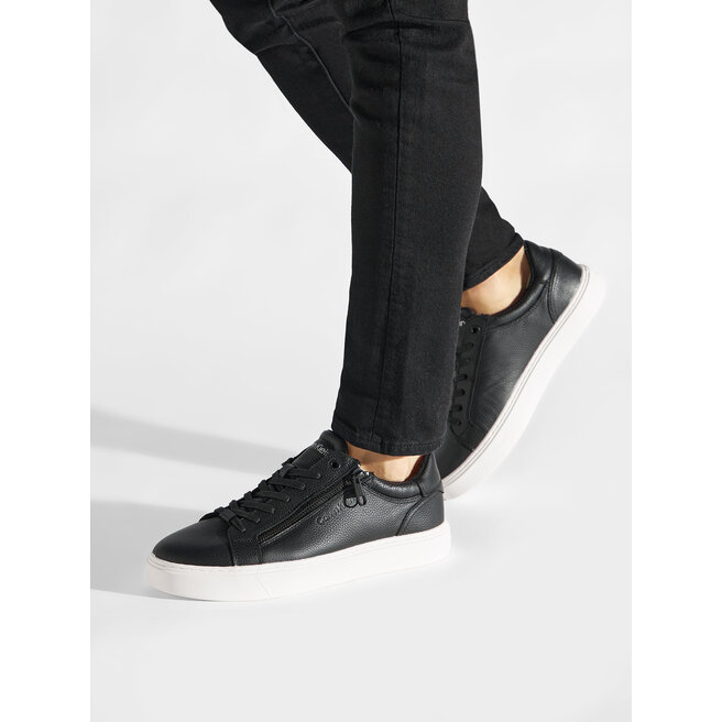 Calvin Klein Сникърси Calvin Klein Low Top Lace Up HM0HM00811 Pvh Black BEH