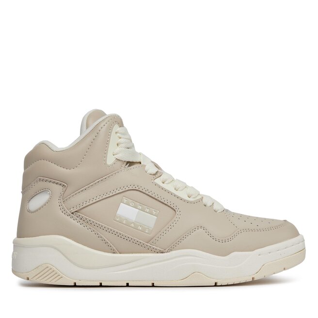 Sneakersy Tommy Jeans Tjw New Basket Mc - Beżowy