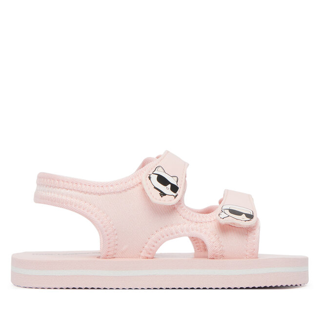 Sandały KARL LAGERFELD Z31183 M Różowy - dziewczęce
