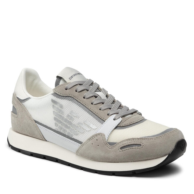 Sneakers Emporio Armani X4X537 XM678 Q825 Plast/Opt.Wht/Off Wh Armani imagine noua