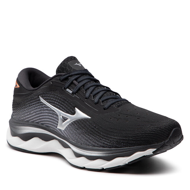 Pantofi Mizuno Wave Sky 5 J1GC210268 Black/Silver/Orange Copper Black/Silver/Orange imagine noua gjx.ro