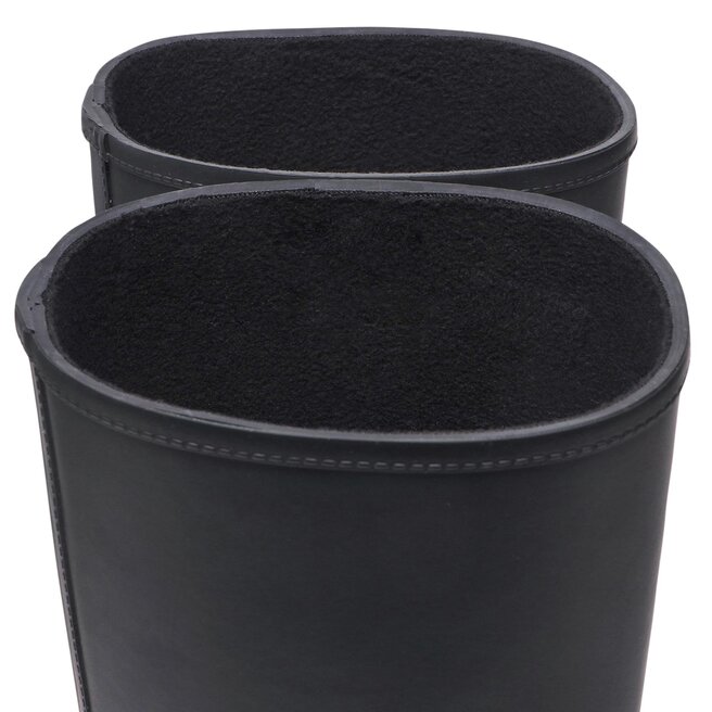 Calvin Klein Cizme de cauciuc Calvin Klein Rain Boot Knee W/Flc HW0HW01265 Ck Black BAX