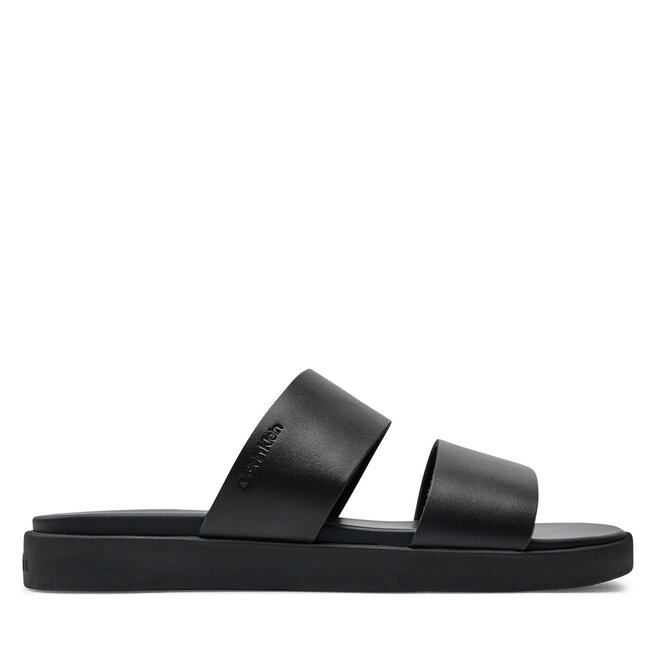 Klapki Calvin Klein Double Strap - Czarny