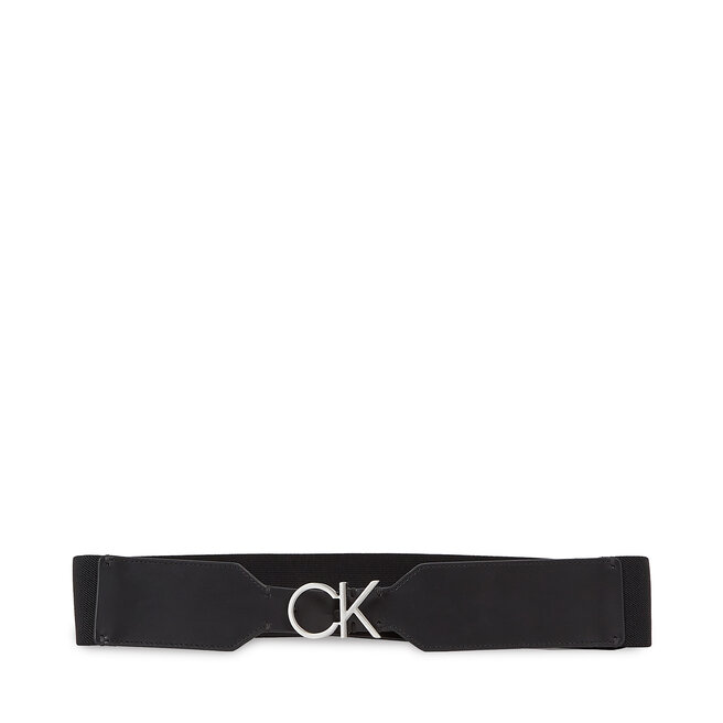 Calvin Klein Dámský pásek Calvin Klein Re-Lock Waist Belt 50Mm K60K611104 Ck Black BAX