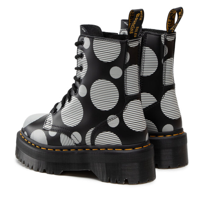 black white doc martens
