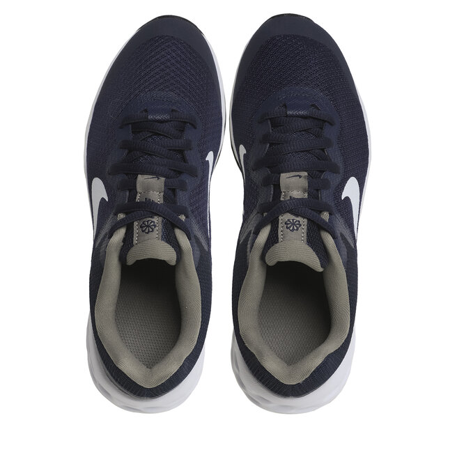 Nike Обувки Nike Revolution 6 Nn (GS) DD1096 400 Midnight Navy/White