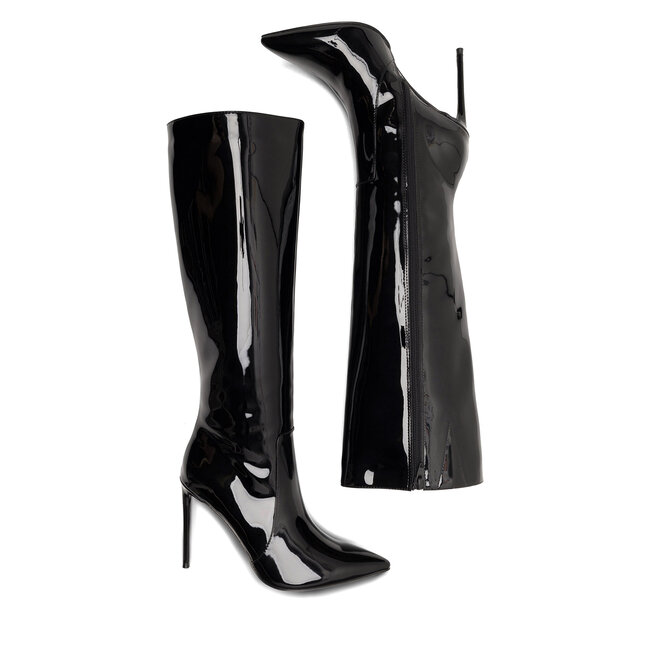 Botas Negras Botas Nine West Precio Botas Media Pantorrilla Mujer