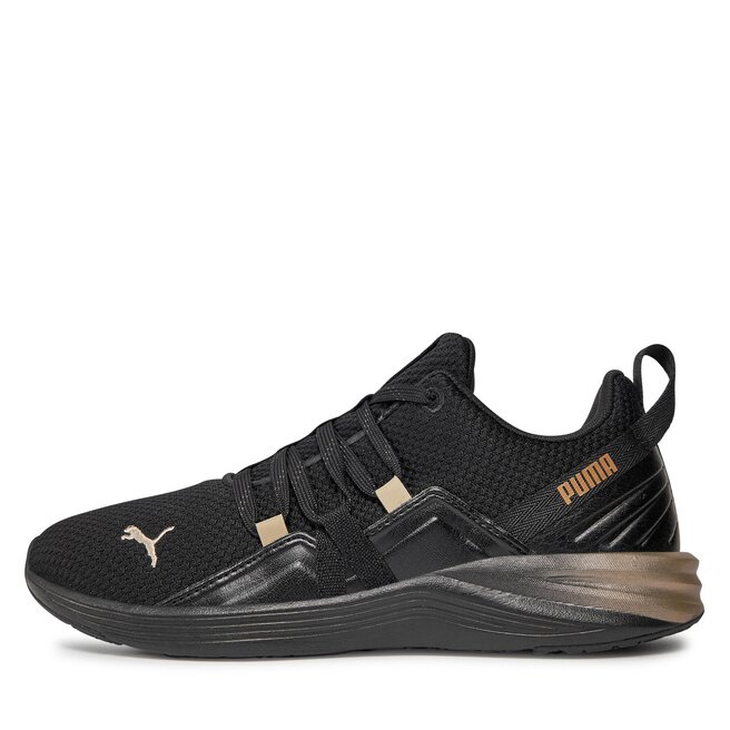 Puma black on sale gold