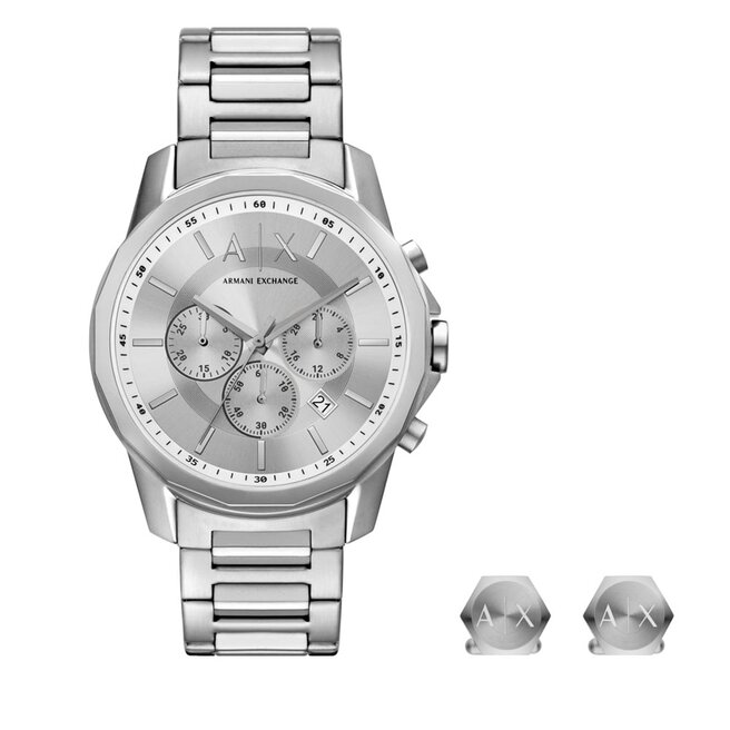 Ρολόι Armani Exchange Banks Gift Set AX7141 Silver