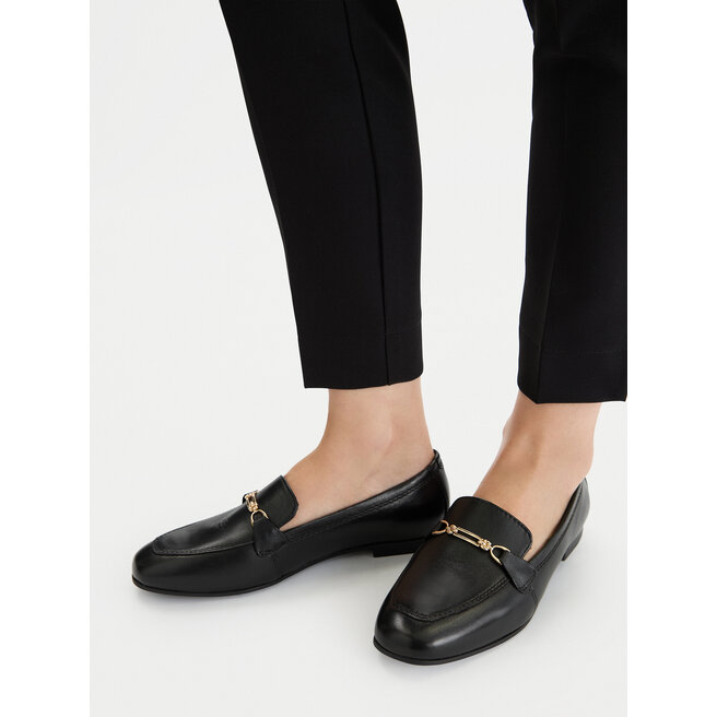 Loafersy Lasocki CEO-RST-WOLLY-02 Czarny - kobiece