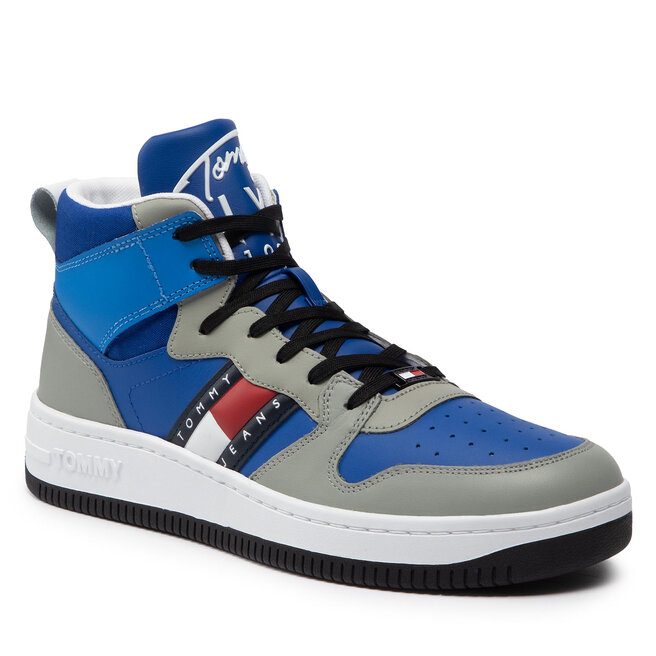 Sneakers Tommy Jeans Mid Pop Basket EM0EM01015 Cobalt C65 Basket