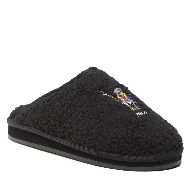 Polo Ralph Lauren Papucs Polo Ralph Lauren Kayleigh Scuff II Bear RF103880 Black