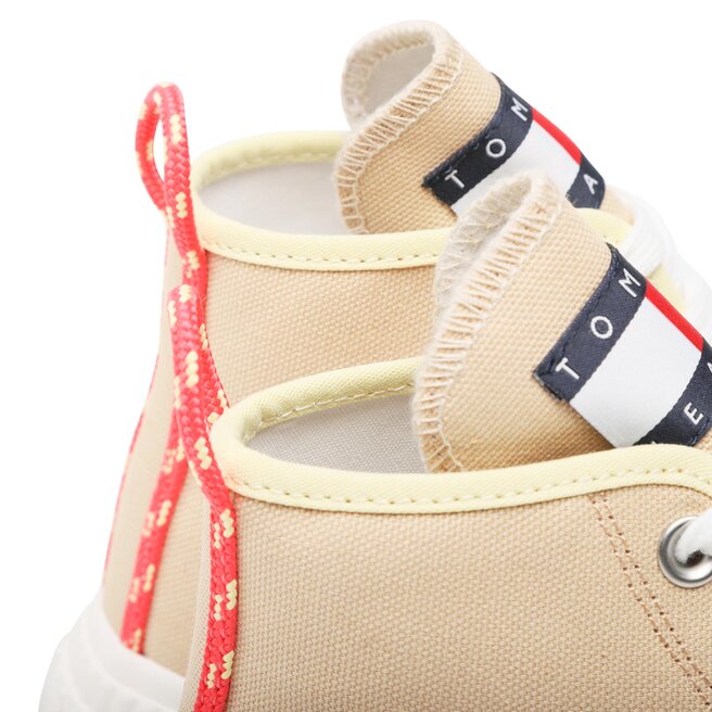 Tommy Jeans Sneakersy Tommy Jeans Vulc Plat. Canvas Mc EN0EN02091 Trench AB4