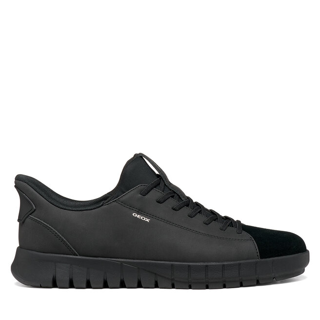 Sneakersy Geox Flextride Plus U65MAA 0EK22 C9999 Czarny - męskie