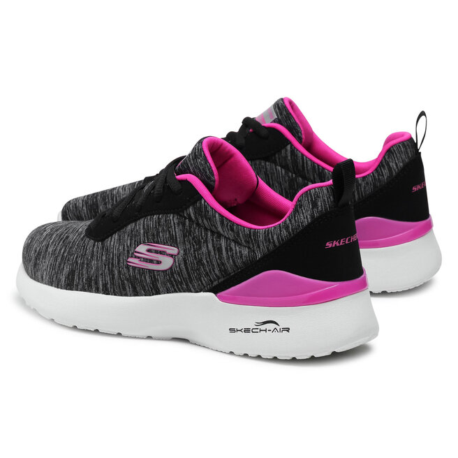 Skechers Boty Skechers Paradise Waves 149344/BKHP Black/Hot Pink