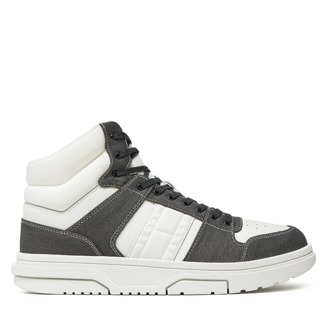 Sneakersy Tommy Jeans The Brooklyn Mid Top - Czarny