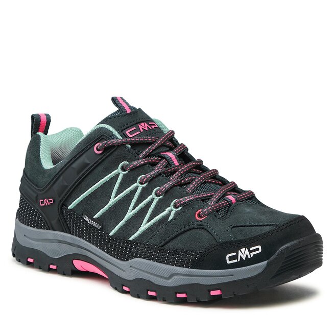 Trekkingi CMP Kids Rigel Mid Trekking Shoe Wp - Turkusowy