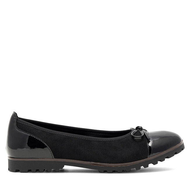 Baleriny Clara Barson WYL3653-1 Czarny -
