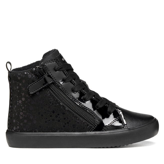 Sneakersy Geox J Gisli Girl J664ND 0AU02 C9999 D Czarny