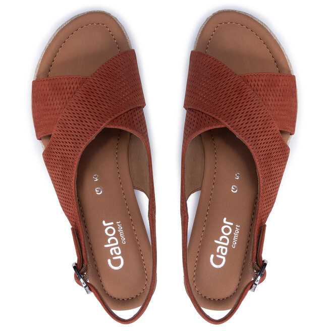 Gabor Espadrilky Gabor 62.831.49 Terra (Jute)