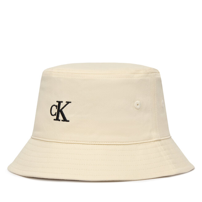Kapelusz Calvin Klein Bucket LV04F5101G Écru -
