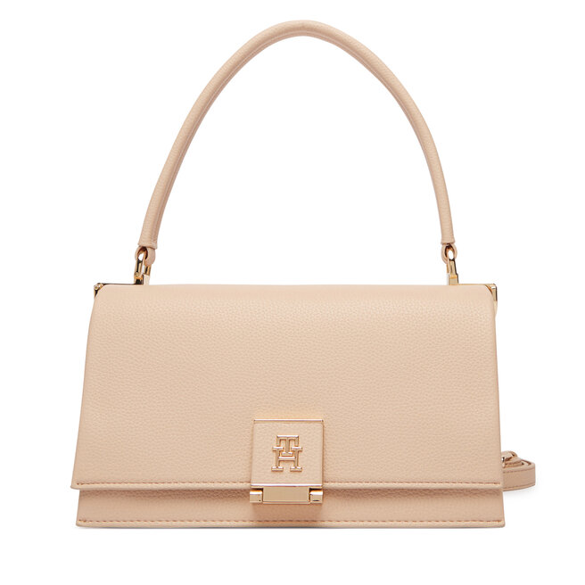 Torebka Tommy Hilfiger Th Monogram Pebble Grain Crossbody Bag AW0AW17216 Różowy -