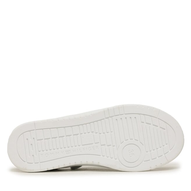 Tommy Hilfiger Sneakers Tommy Hilfiger Stripes Low Cut Lace-Up Sneaker T3X9-32849-1355 S White/Blue X336