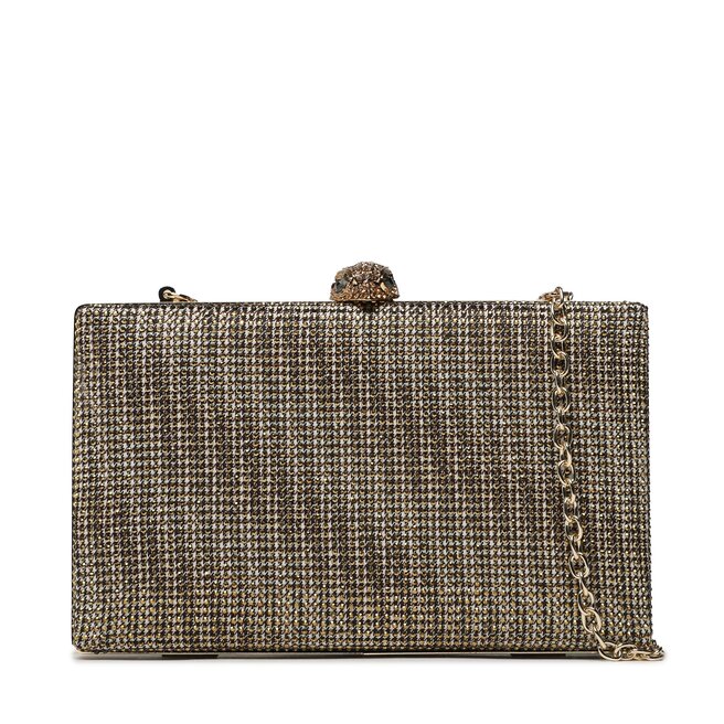 Kurt Geiger Kabelka Kurt Geiger Crystal Kensington Clutch 9102940609 Beige