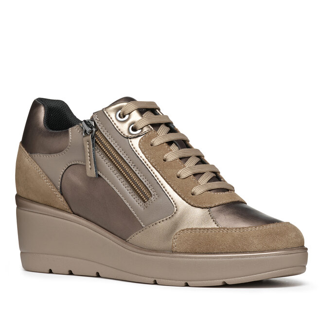 Sneakersy Geox D Ilde D36RAC 0BN22 - Złoty