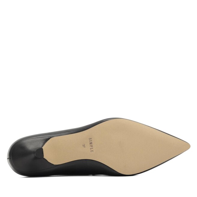 Simple Pantofi cu toc subțire Simple 104515 Negru
