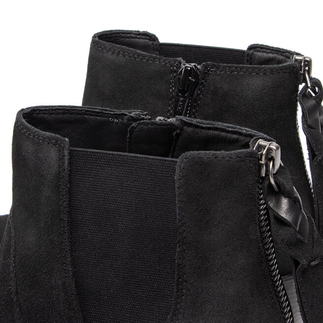 Geox Polokozačky Geox D New Asheel A D26FSA 00022 C9999 Black