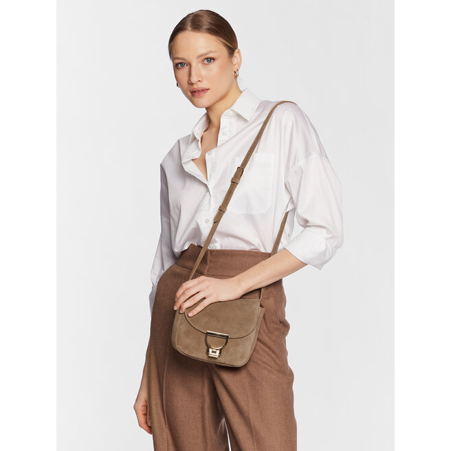Coccinelle Дамска чанта Coccinelle MD6 Arlettis Suede E1 MD6 15 04 01 Nocciola W43