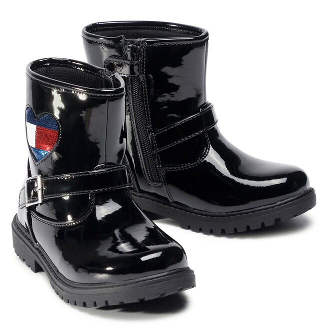 tommy hilfiger biker boots