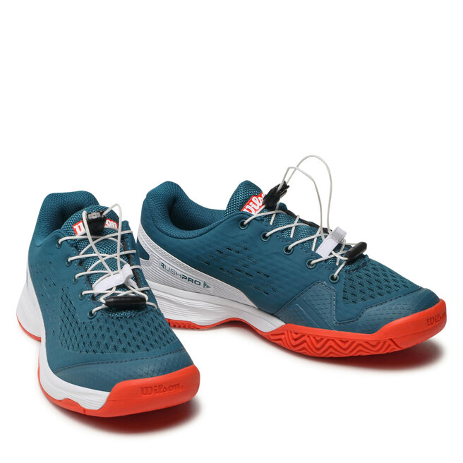 Wilson Zapatos Wilson Rush Pro Jr 4.0 Ql WRS329050 Blue Coral/Wht/Feista