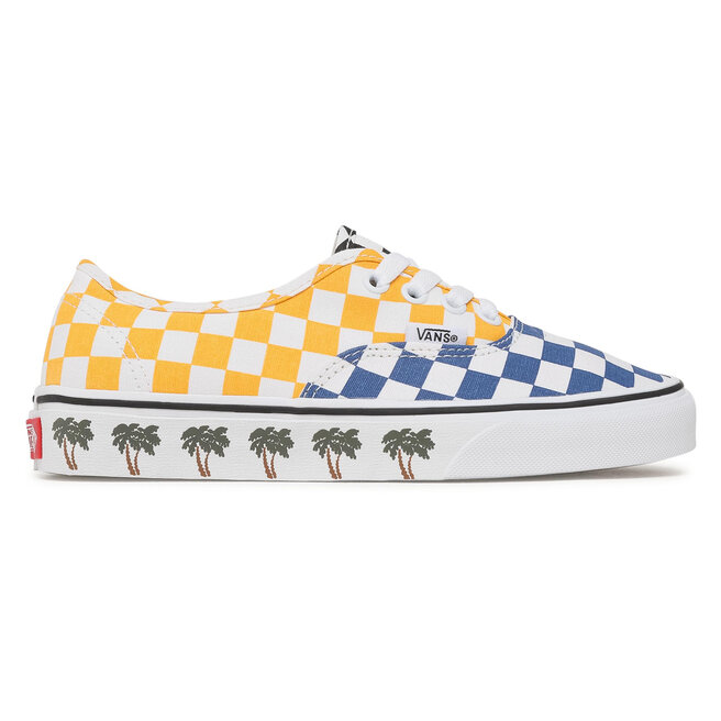 vans authentic checkerboard sidewall sneaker