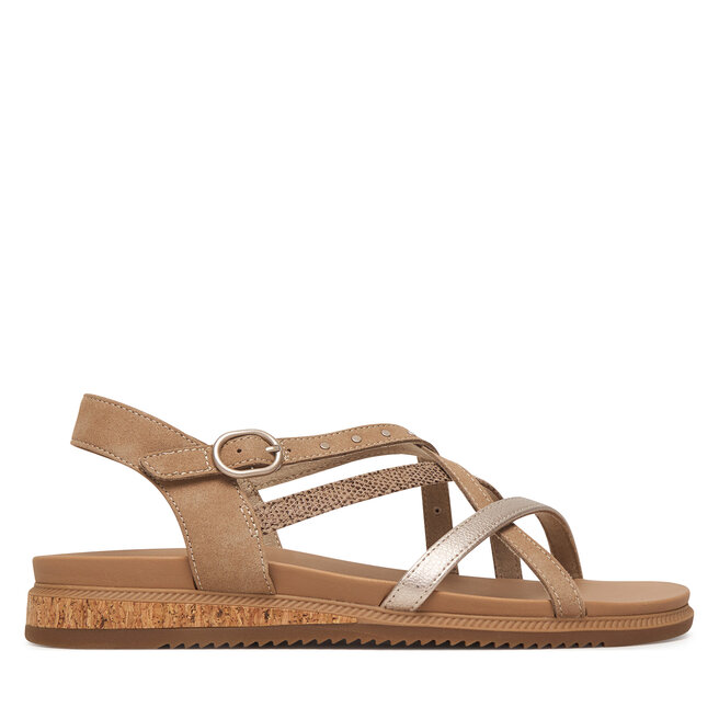 Sandały Skechers Desert Kiss Low 114713/TPE Brązowy - kobiece