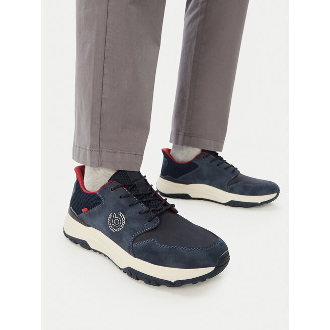 Sneakersy Bugatti 322-AVL02-5500-4100 Granatowy