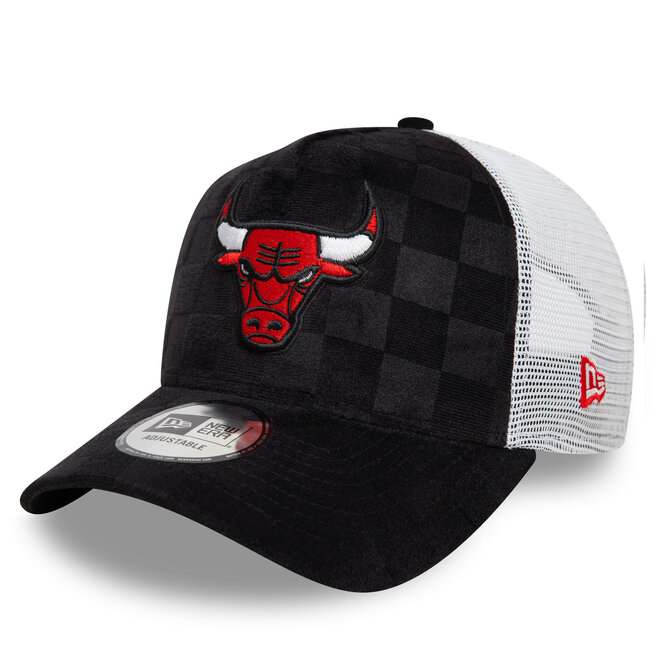 Czapka z daszkiem New Era Chicago Bulls Tonal Check - Czarny