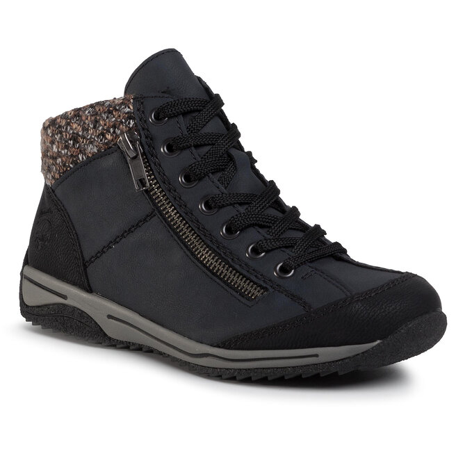 Botine Rieker L5223-00 Blau Kombi