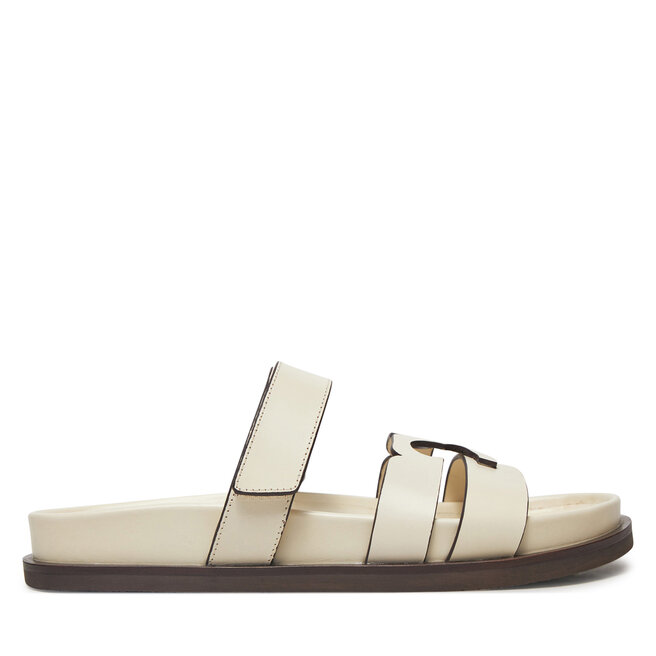 Klapki Tory Burch Ines Sport Slide - Écru
