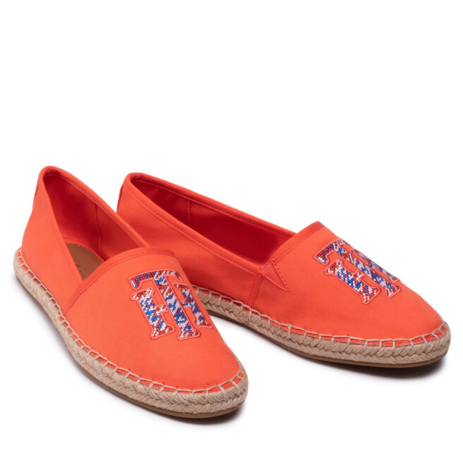Tommy Hilfiger Alpargatas Tommy Hilfiger Th Logo Espadrille FW0FW06158 Hawaiian Coral XMV