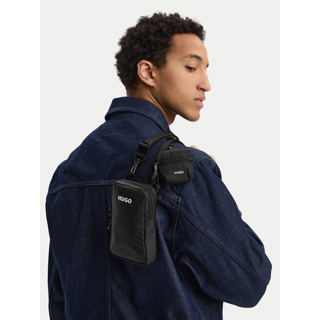 Saszetka HUGO Everett 50563513 Czarny -