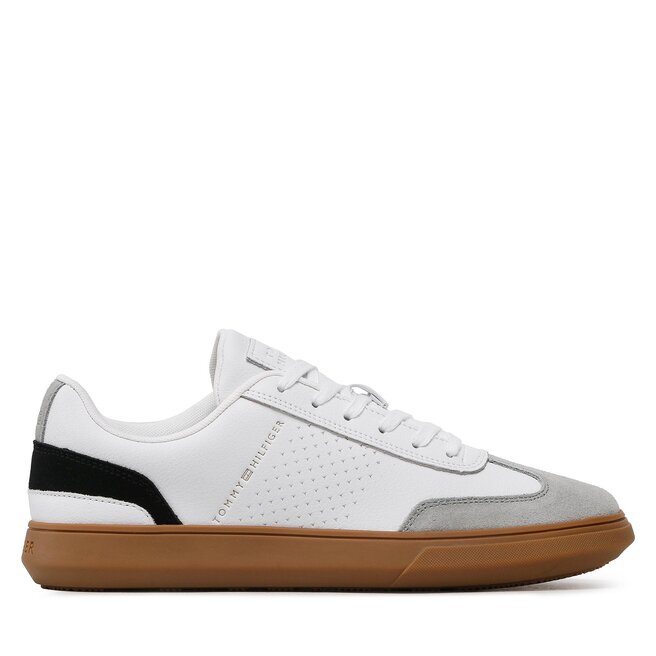 Tommy Hilfiger Sportcipő Tommy Hilfiger Corporate Seasonal Cup Leather FM0FM04491 White YBS
