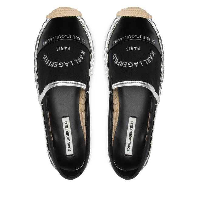 KARL LAGERFELD Еспадрили KARL LAGERFELD KL80108A Black Canvas
