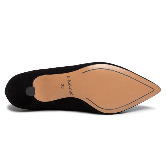 R.Polański Scarpe basse R.Polański 1051 Czarny Zamsz