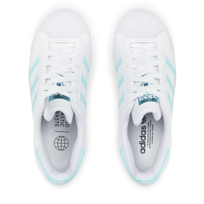 Scarpe adidas Superstar J GZ4275 Ftwwht Ftwwht Claqua escarpe